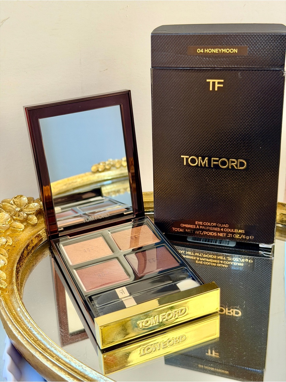Tom Ford Eyeshadow Quad · 04 Honeymoon Full Size Palette · New